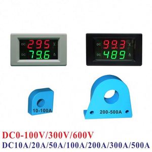 YB4835HVA voltmetro DC amperometro 0-10A 20A 50A 100A LED misuratore digitale di corrente di tensione 5-600V Ampere 12V Volt Amp amperometro - Product Image 2