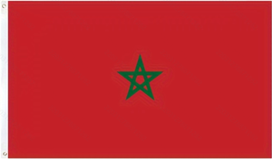 Оптовый экологичный флаг Марокко из полиэстера, 90x150 см, прочный, яркие цвета, 2 люверса - Product Image 5