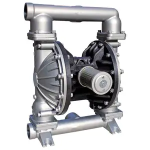 Air Compressor Drive No Motor Can Dry Run Stainless Steel Air Operated Pneumatic Double Diaphragm Pump