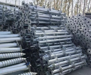 Thép mạ kẽm đất vít cọc đất vít Neo cho hệ thống lắp đặt năng lượng mặt trời loại sản phẩm Ống thép hàn - Product Image 5