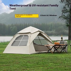 Commercio all'ingrosso della fabbrica una camera da letto portatile automatico tenda ispessita impermeabile Oxford tessuto Set completo campo da <span class=keywords><strong>campeggio</strong></span> attrezzature - Product Image 5