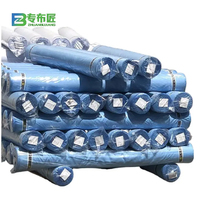 Tissu en coton sergé de haute qualité avec conception de grille de 1 cm Techniques tissées de vêtements de travail antistatiques solides pour plusieurs scénarios