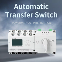 EAST PC-Class Commutateur de transfert automatique triphasé industriel ATS ES3-125C/4P 4 pôles 125A AC400V Affichage LCD 120kA