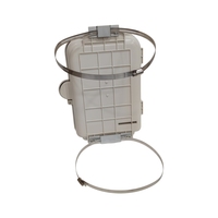 Boîtier de distribution de fibres optiques FTTH extérieur étanche en PP ABS, 32 ou 48 cœurs, avec cassette LGX 1x16 et boîtier de répartiteur PLC