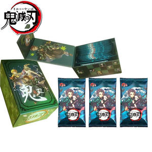 Nuevo Little Dino Demon Slayer Cards Booster Box Kamado Nezuko Kochou Shinobu Kanroji Mitsuri Rare Card Toy para niños regalo - Product Image 3