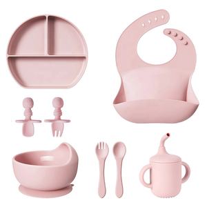 ชุดอาหาร<span class=keywords><strong>เด็ก</strong></span> 8 in 1 ผลิตจากซิลิโคน ประกอบด้วย แผ่นรองจาน ชาม ช้อน ส้อม แก้วหัดดื่ม ชุดอาหารสำหรับ<span class=keywords><strong>เด็ก</strong></span> ชุดรับประทาน<span class=keywords><strong>อาหาร</strong></span><span class=keywords><strong>เด็ก</strong></span> - Product Image 2