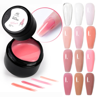 AS Gel UV de construction pour ongles, crème de gel d'extension haute capacité 50ml, non-coulant, dur, pour sculpture, marque privée