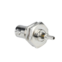 Connecteur BNC femelle étanche à sertir BNC-KY-1.5 RFvoton 50 ohms pour câble RG174 LMR316