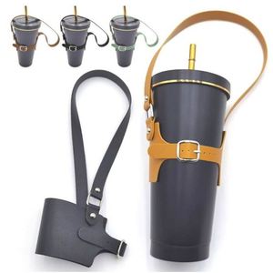 Portavasos portátil negro con asa, organizador, reutilizable, aislado, para tazas de café, botellas de agua, marca Hr Stocked - Product Image 4