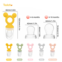 Sans BPA Silicone bébé fruits frais nourriture maille mangeoire fruits anneau de dentition mangeoire fruits sucette pour les nourrissons