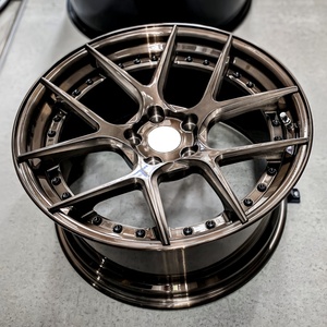 Jantes forgées DJJ 2 pièces en aluminium concave profond finition gris brossé pour Lamborghini <span class=keywords><strong>Aventador</strong></span> Ferrari 488 Porsche 911 Turbo S - Product Image 2
