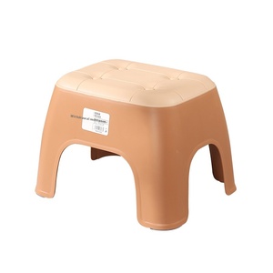 Taburete otomano <span class=keywords><strong>de</strong></span> plástico <span class=keywords><strong>de</strong></span> diseño moderno, mesa <span class=keywords><strong>de</strong></span> centro suave apilable antideslizante gruesa para el hogar para Hotel, sala <span class=keywords><strong>de</strong></span> estar, <span class=keywords><strong>cocina</strong></span> - Product Image 2