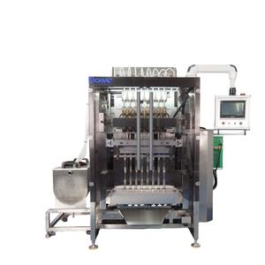 เครื่องบรรจุซองซอสแบบอัตโนมัติเต็มรูปแบบ ใช้งานง่าย สำหรับซอสมะเขือเทศ เนยถั่ว มัสตาร์ด ซอสพริกหวาน และของเหลวอื่นๆ - Product Image 1