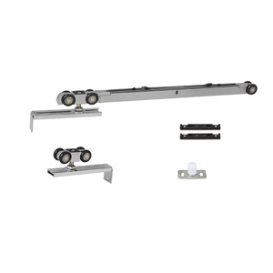 Roulettes <span class=keywords><strong>de</strong></span> guidage <span class=keywords><strong>de</strong></span> porte coulissante en alliage d'aluminium modernes <span class=keywords><strong>pour</strong></span> appartement, <span class=keywords><strong>douche</strong></span>, mécanisme durable et silencieux - Product Image 1
