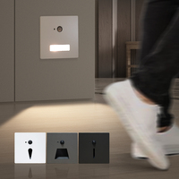 GONSU aluminium led step wall light petit carré smart motion sensor led escalier light