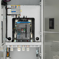 Gabinete de panel eléctrico impermeable de 4 vías Meygo, caja de distribución de bajo voltaje trifásica, equipo de distribución de energía