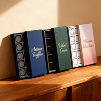 Boîtes Cadeaux en Papier de Luxe Personnalisées pour Dragées et Bonbons, Emballage de Faveurs Sucrées pour Invitations