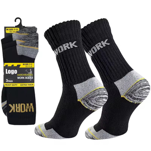 OEM Men's Durable Moisture Wicking Heavyweight Cushioned Cotton Work Boot <b>Socks</b> <b>Long</b> Gear <b>Socks</b> for Men High Quality - Product Image 5