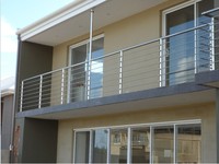 Hauteur Standard 304/316 en acier inoxydable balustrade main courante garde-corps