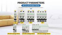 Interruptor Automático Miniatura IC65N 1P 2P 3P 4P AC MCB, Interruptor de Aire, Protección Contra Sobrecarga y Cortocircuito