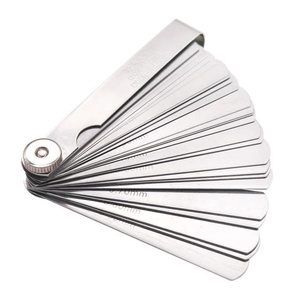 हॉट सेलिंग 16 पीसी 32 पीसी ब्लैट बेंट और सीधे मीट्रिक इंच फेलर गेज सेट - Product Image 1