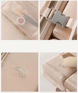 Large Capacity Durable Polyester Travel <b>Luggage</b> Organizer Bag Zipper Multiple Compartments for Clothes Underwear Accessories - Product Image 3