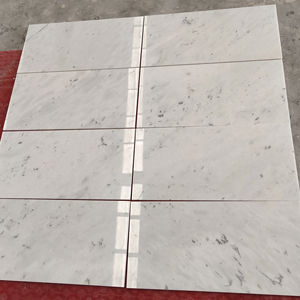 Tuile de dalle de pierre de Carrare en marbre blanc chinois - Product Image 1