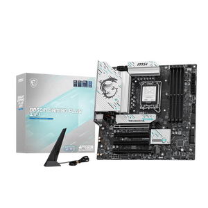 <span class=keywords><strong>Carte</strong></span> <span class=keywords><strong>mère</strong></span> B860M <span class=keywords><strong>GAMING</strong></span> <span class=keywords><strong>PLUS</strong></span> WIFI M-ATX 4x DDR5 256G ThunderBolt4 DP 5G LAN WIFI7 LGA1851 pour processeur Intel 285K PCIe5 SATA de bureau - Product Image 1