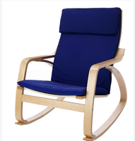 Vente d'usine : Fauteuil relaxant et à bascule de luxe en bois pour salon, design tendance en bois courbé, confortable, en promotion