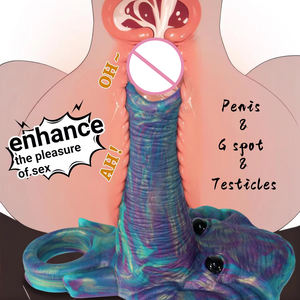 Guaina per Pene a Forma di Elefante, Anello in Silicone per Pene, Pompa per Pene, Copri-Dildo Riutilizzabile, Giocattoli per Adulti Maschili, Masturbatore per Uomo - Product Image 2