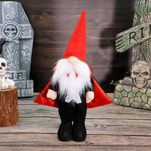 Nuevas decoraciones de Halloween, sombrero puntiagudo, muñecos de Gnomo de jardín, capa de bruja, muñecos de Halloween, adorno, decoraciones para fiestas en casa, exhibición - Product Image 4