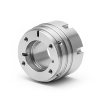 Pièces de quincaillerie usinées CNC en aluminium anodisé : Flange de balance externe et manchon de base