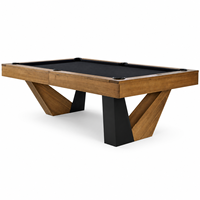 Table de billard de luxe moderne sur mesure 7ft 8FT en bois massif OEM ODM