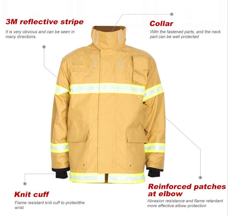 4 Layers Aramid Fire Retard Flight Suit Fireproof  Clothing