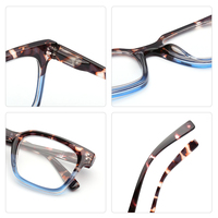 Lunettes de lecture réglables à la mode, résistantes aux rayures, avec lentilles transparentes haute définition, prix de gros d'usine, logo personnalisé