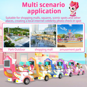Tren sin rieles de carrusel colorido Teenieping, atracción de entretenimiento popular para ferias, sitios turísticos, centros comerciales y escuelas - Product Image 3