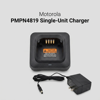 Pengisi Daya Baterai Unit Tunggal Motorola PMPN4819 PMPN4820, Pengisi Daya Desktop untuk Radio Dua Arah APX N30 APX N50, Basis Pengisian Daya
