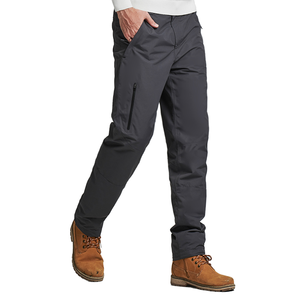 Pantalones de Invierno Forrados para Hombre, Cortavientos Táctico para Exteriores, Impermeables, con Cierre de Cremallera, Casuales, de Alta Calidad, 100% Poliéster - Product Image 1