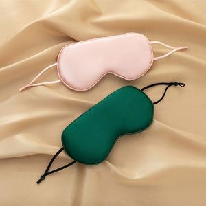 Masque de sommeil en soie véritable 16 Momme, réglable, occultant, confortable, pour hôtel, avion, spa, luxe premium, accessoires de voyage - Product Image 1