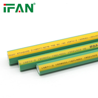 IFANPLUS Santé Environnementale Vert PPR Tuyau Tubo PN20 20-125MM ISO 15874 PPR Tuyaux De Plomberie