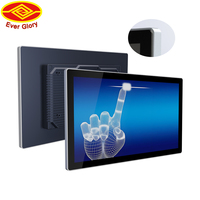 Écran tactile robuste entièrement métallique 21,5 23,8 pouces Moniteur industriel en acier inoxydable Affichage capacitif multi-touch Android/Win