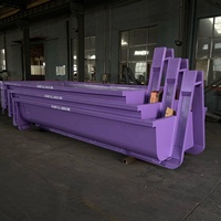 Collecte des déchets de construction, benne à crochet, benne à déchets, benne à déchets jetable, benne à déchets pour camion à benne basculante, benne à déchets personnalisée, benne à déchets à roulettes
