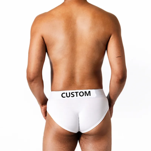 Calzoncillos bóxer blancos con logotipo personalizado PATON, hechos para el hombre seguro de sí mismo - Product Image 3