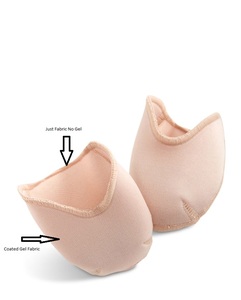 ปลอกนิ้ว ZRWC11C นิ้วหุ้มด้วยผ้า,แผ่นป้องกันปลายเท้าเต้นบัลเลต์ซิลิโคน - Product Image 1