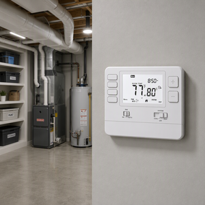 <span class=keywords><strong>Thermostat</strong></span> <span class=keywords><strong>d</strong></span>'<span class=keywords><strong>ambiance</strong></span> numérique de base TP825 <span class=keywords><strong>pour</strong></span> systèmes de chauffage et de refroidissement multi-étages - Product Image 3