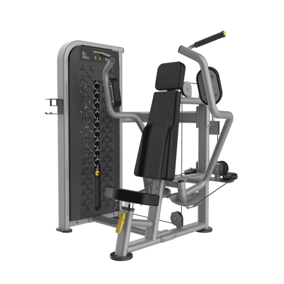 2023 Schlussverkauf Fitnessstudio kommerzieller sitzender Brustdrucktrainer umfassende Trainingsgeräte Fitnessgeräte