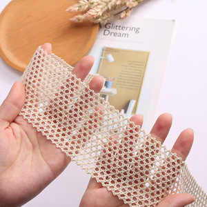 Nouvelle maille transparente creuse 6cm de large fil de coton tissé couleur unie bricolage sous-vêtements décoratifs <span class=keywords><strong>dentelle</strong></span> - Product Image 4