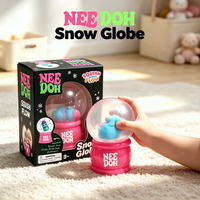 Jouet Squishy NeeDoh, globe à neige lumineux, jouet à presser en TPR, jouet sensoriel anti-stress, cadeau de fête pour enfants et adultes