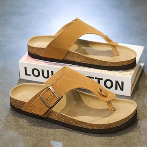 Vendita calda <span class=keywords><strong>sughero</strong></span> estate spiaggia Casual pantofola <span class=keywords><strong>infradito</strong></span> vendita calda Anti-scivoloso traspirante da uomo scivoli <span class=keywords><strong>infradito</strong></span> da uomo - Product Image 1