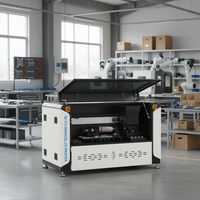 Printer UV Silinder Putar 360 Derajat Kecepatan Tinggi untuk Printhead I1600 Semi-Otomatis Resolusi Tinggi 1200dpi untuk Botol